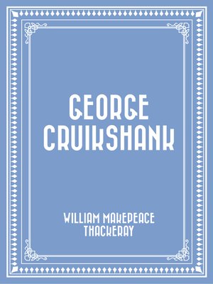 cover image of George Cruikshank